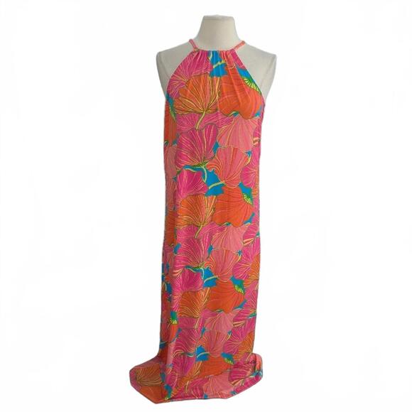 trina turk maxi dress Echo The zipper closure adds a touch of convenience The Trina Turk Butterfly Maxi